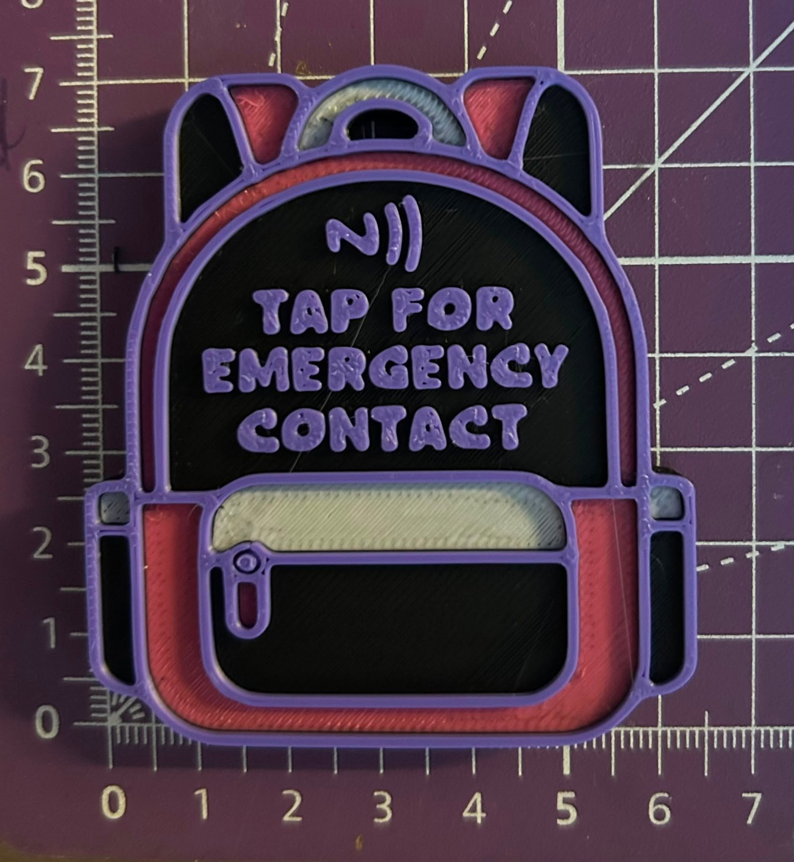 NFC Emergency Contact Tag - Program Yourself with Any Free NFC App - Image 2