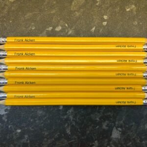 10 Personalised Engraved Pencils