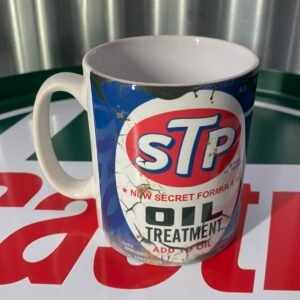 🛢️ STP Oil Treatment — Vintage Cracked Effect Mug