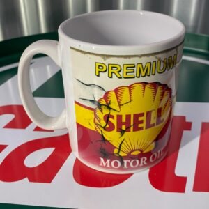 Shell Motor Oil — Vintage Cracked Effect Mug