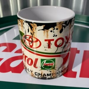 🚗 Toyota Castrol — Rally Champions Rustic Mug