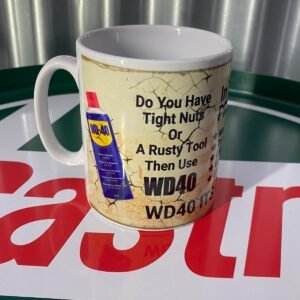 🛠️ WD40 — Funny Rustic Effect Mug