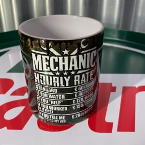 🔧 Mechanic Hourly Rate — Funny Workshop Mug