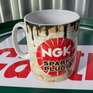 NGK Spark Plugs — Drip & Rust Effect Mug